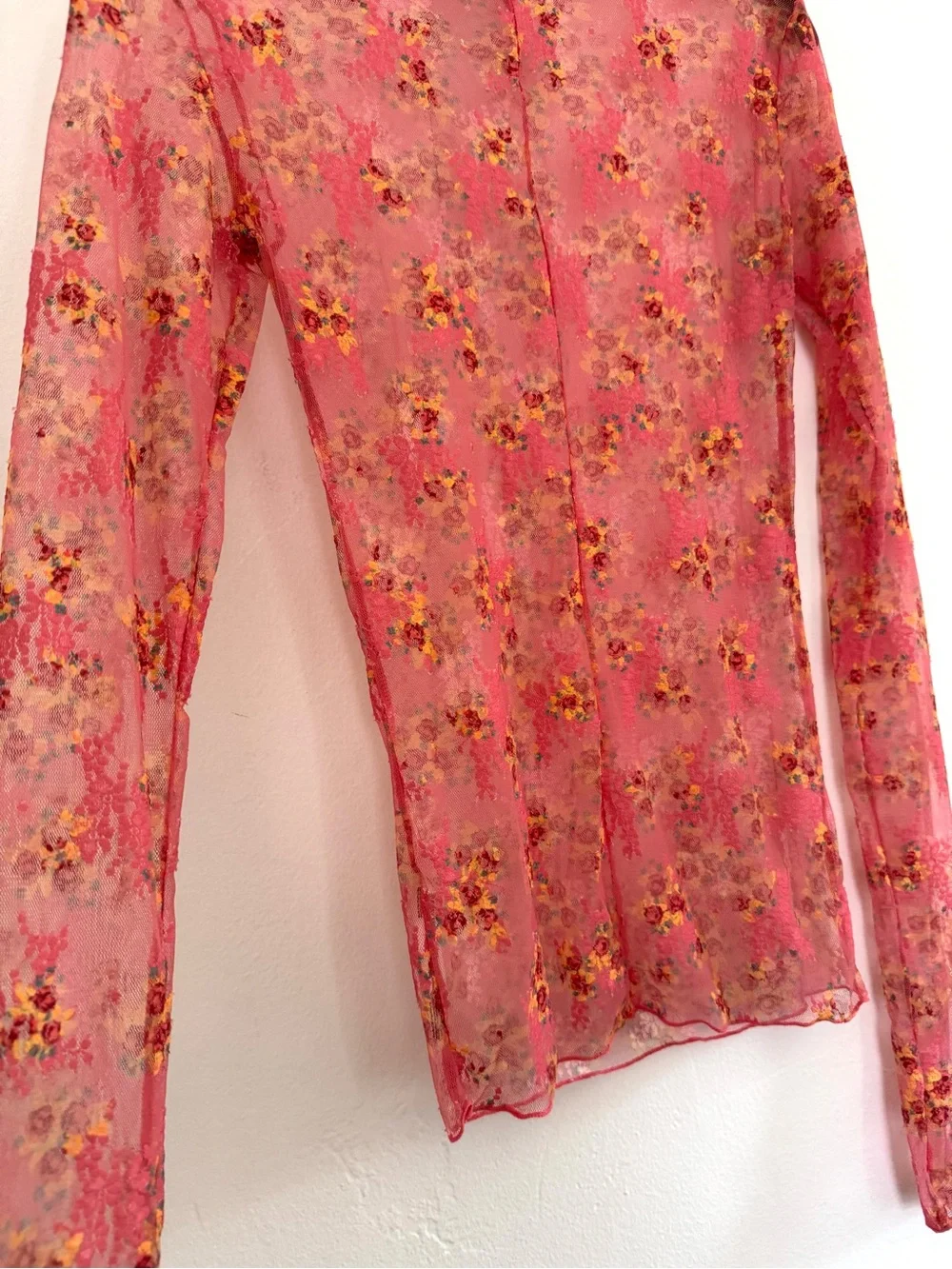 Intimately Free People Lady Lux Printed Layering Top Coral Paradise Combo Floral